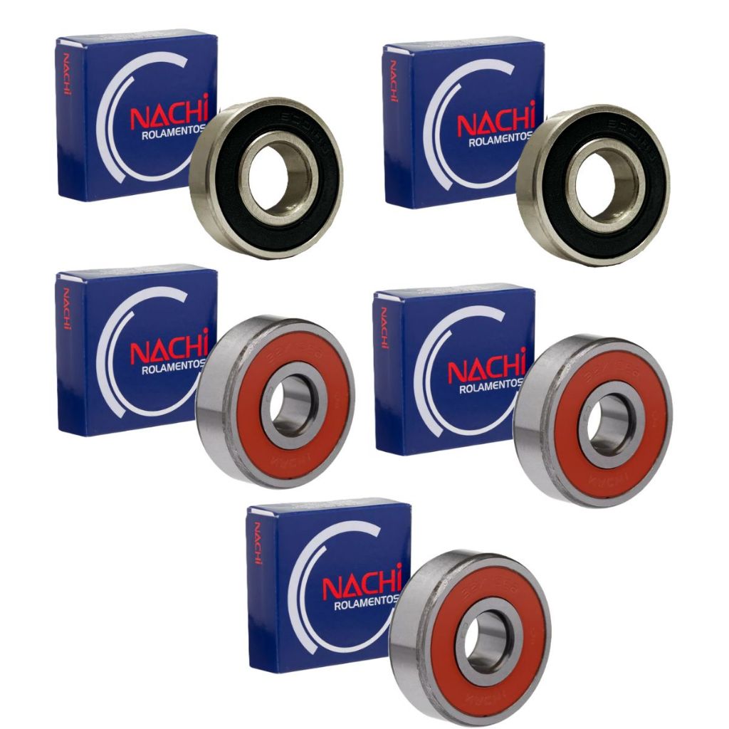 Kit Rolamentos da Roda Cb 250f Twister 2016-2022 Nachi em Oferta na Shopee