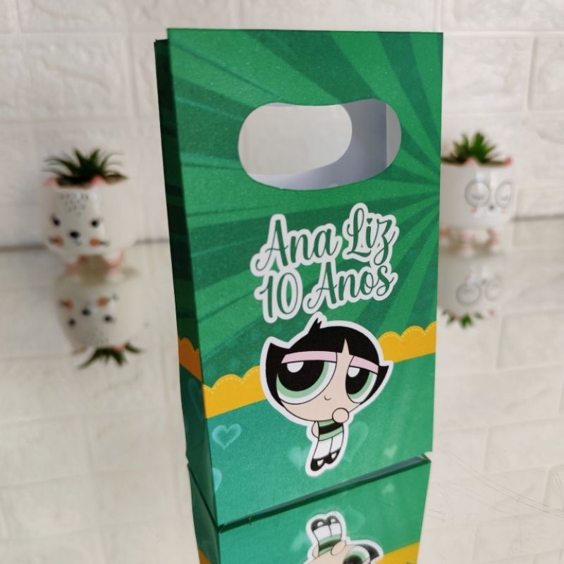 Kit Sacolinhas DOCINHO / MENINAS SUPER PODEROSAS - Lembrancinhas | Mimos | Surpresa | Personalizados (PEGUE E MONTE)