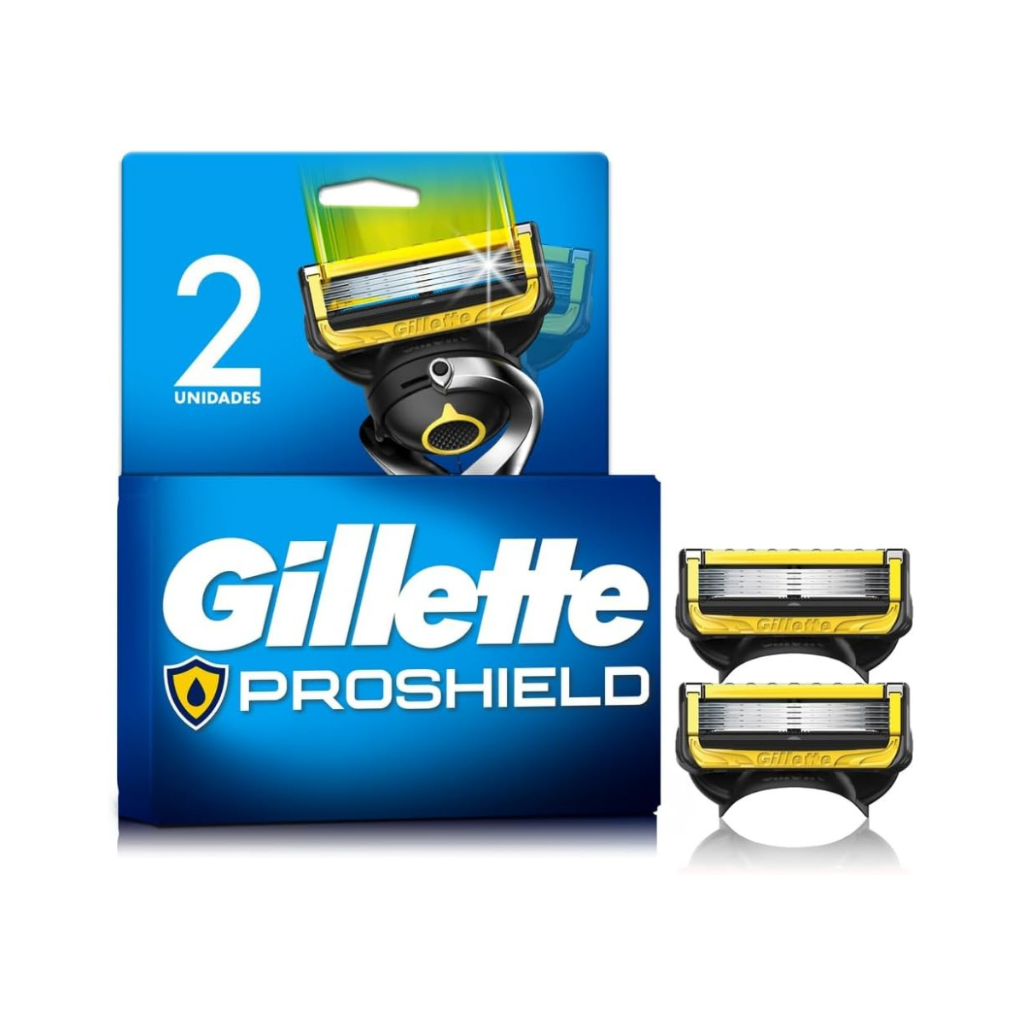 Carga para Aparelho de Barbear Gillette Fusion Proshield 2 Unidades