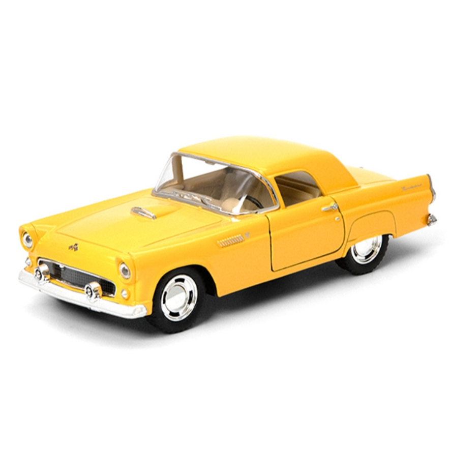 Carro miniatura 1955 Ford Thunderbird DieCast  Kinsmart 1/36 carrinho em metal