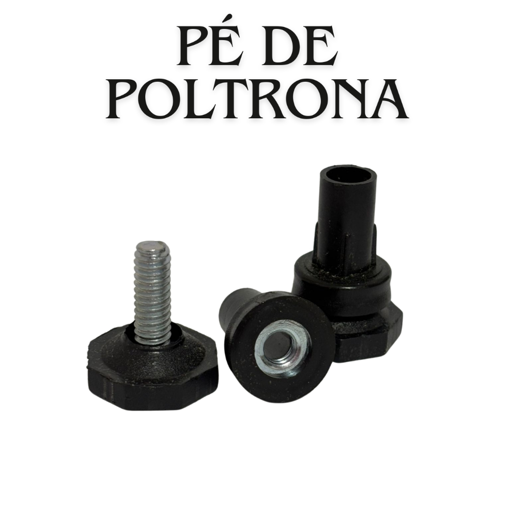 KIT PÉ DE POLTRONA, SAPATEIRA, MESA, CADEIRA, KIT COM 4 PÉZINHOS ANTI RISCO