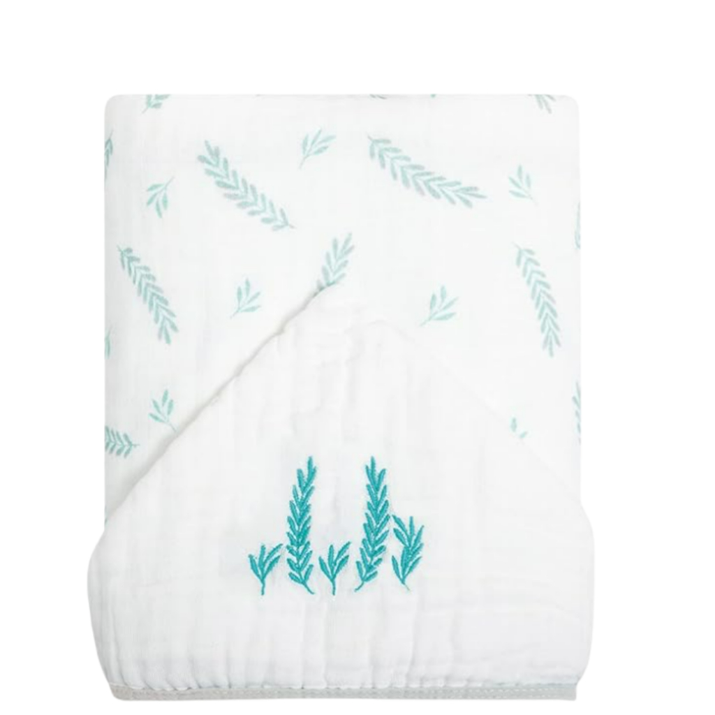 Toalha de Banho Soft Bebê 3 Camadas Algodão tripla macia grossa enxoval fralda bordada