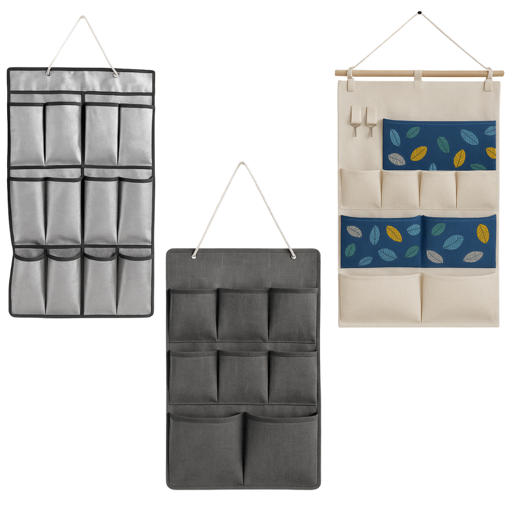 Organizador Pendurável Multiuso com Divisórias Bolsos Sapateira