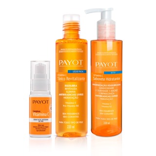 Kit Limpeza Tonificação e Tratamento Facial Vitamina C Payot em Oferta na Shopee