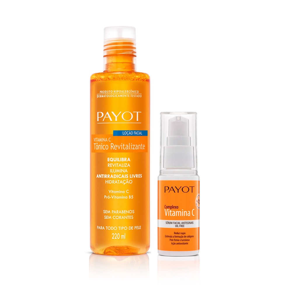 Kit Tonificação e Tratamento Vitamina C Payot em Oferta na Shopee
