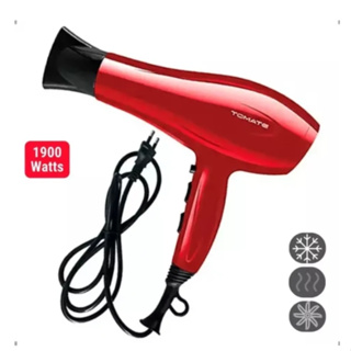 Secador De Cabelo Profissional 1900w 110v 220v Seca Rápido Tomate em Oferta na Shopee