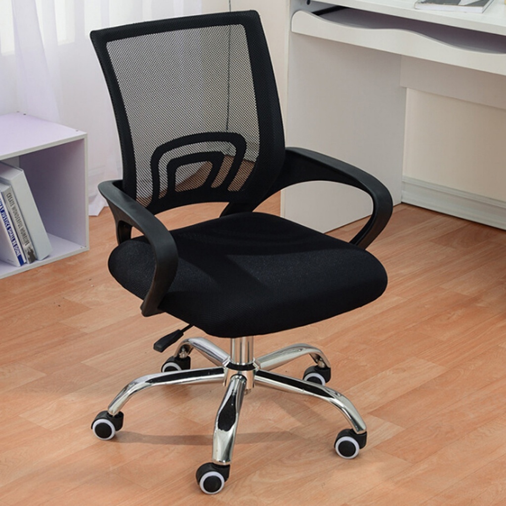 Cadeira Ergonômica Escritório Diretor com Rodízios, Tela Mesh e Base Giratória Ajustável