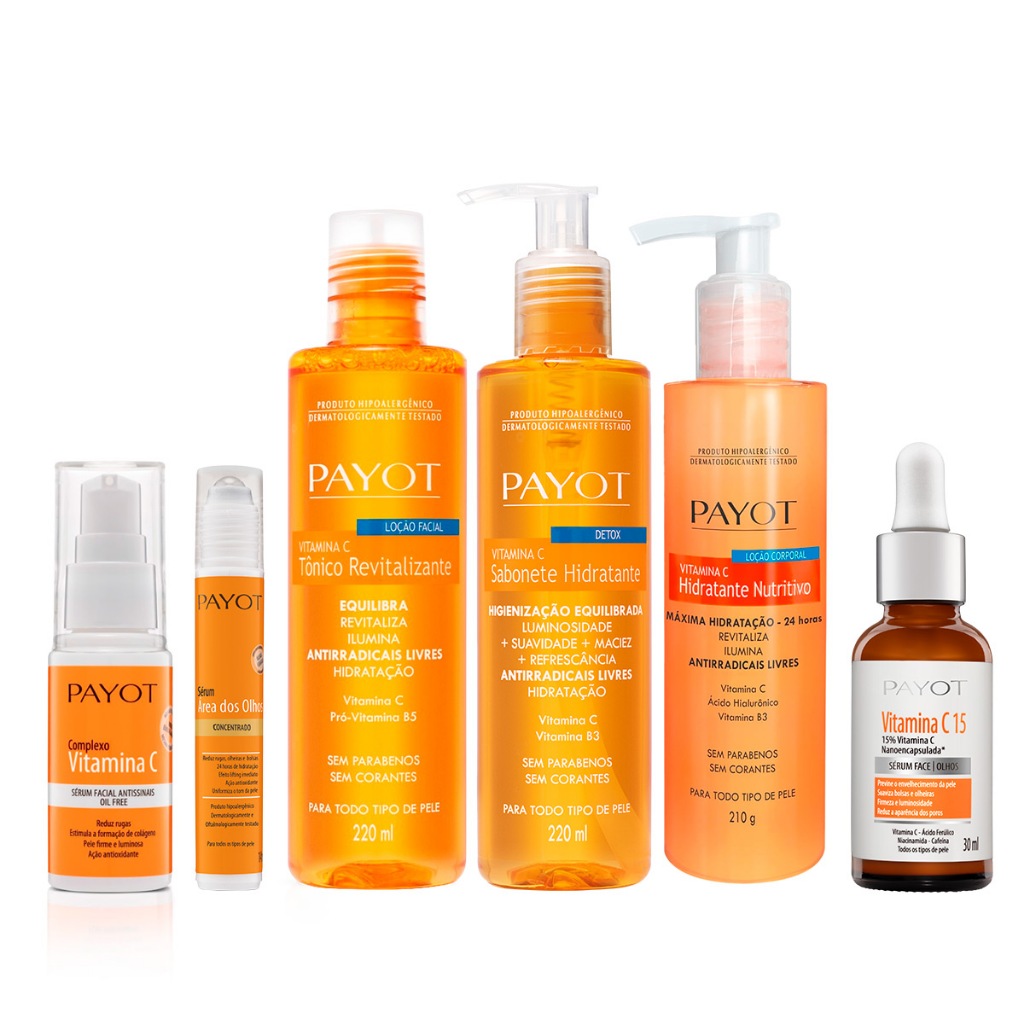 Kit Linha Completa Vitamina C Payot - Beauty