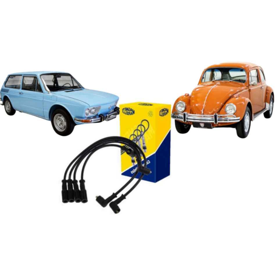 Jogo Cabos de Vela Vw Kombi/fusca/brasilia- MAGNETI MARELLI CVMV1202