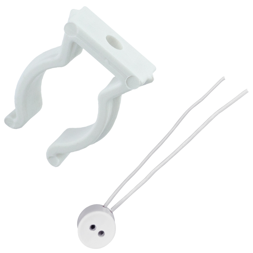 Kit 50 Abraçadeira Lâmpada Tubular T5 G5 + Kit 50 Soquete Lâmpada Tubular T5 G5 Fluorescente ou Led