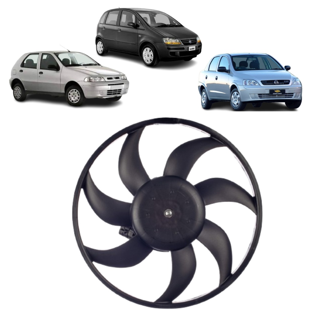 Eletroventilador/ventoinha Fiat Palio 2001/ Idea