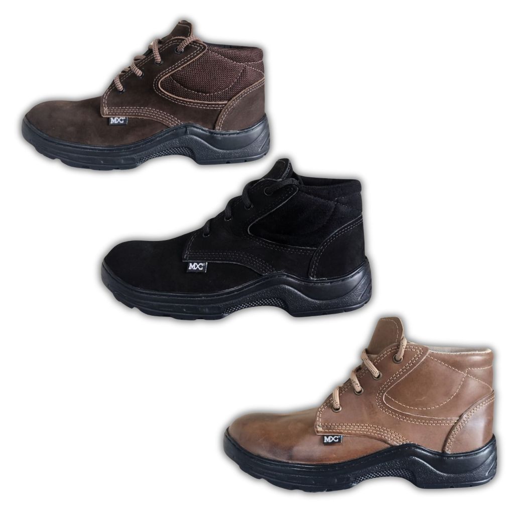 Coturno Botina Couro Legitimo Trabalho Segurança Ca Bico Pvc