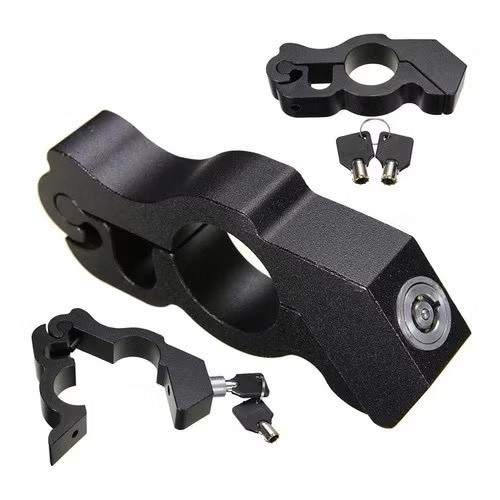 Trava Manete Anti-furto Universal Handbar Lock Para Guidão De Moto em Oferta na Shopee