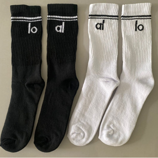 Meia Yoga Ioga Academia Blogueira Cano Alto Feminina Masculina em Oferta na Shopee