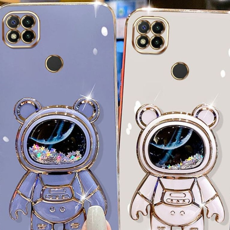 Capinha com Suporte Astronauta Brilho Samsung A03,A03CORE,A13,A23,A53,A73,A12,A22,A32,A52,A72