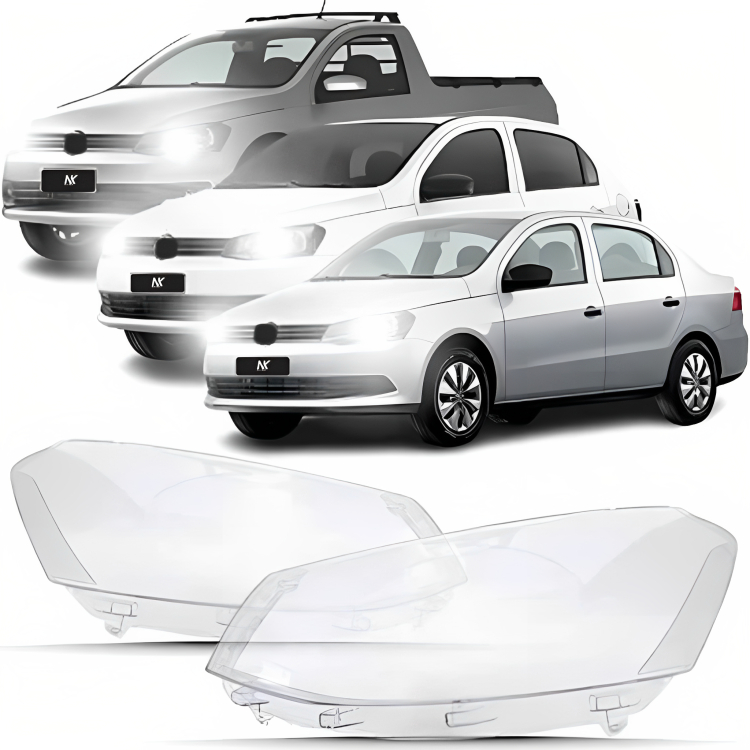 Par/UN Lente Farol Dianteiro Gol G6 Saveiro Voyage 2013 2014 2015 2016 em Oferta na Shopee