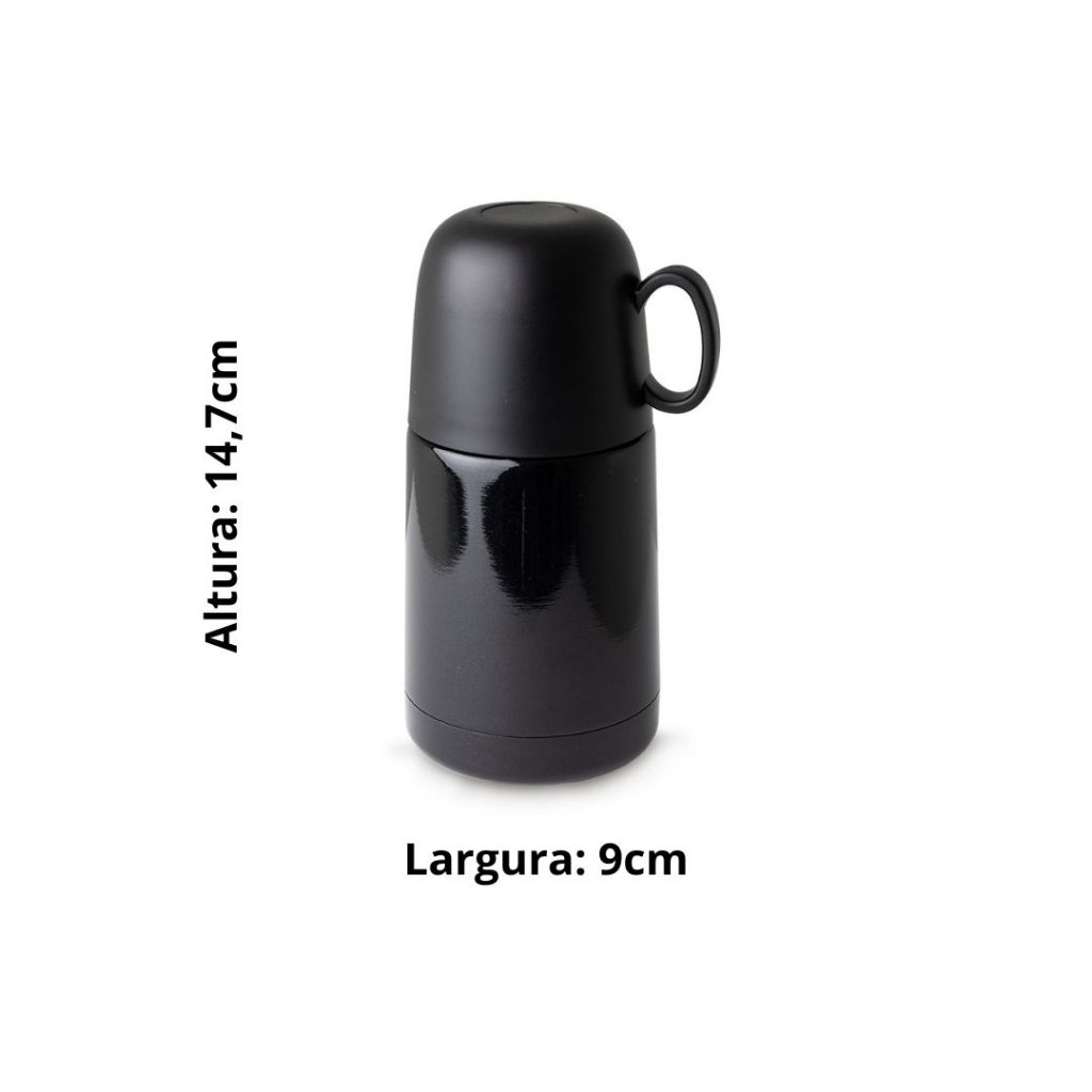 Garrafa Café Pequena Térmica Bebê Mini 230ml Hidratação Quente/Gelado Chá