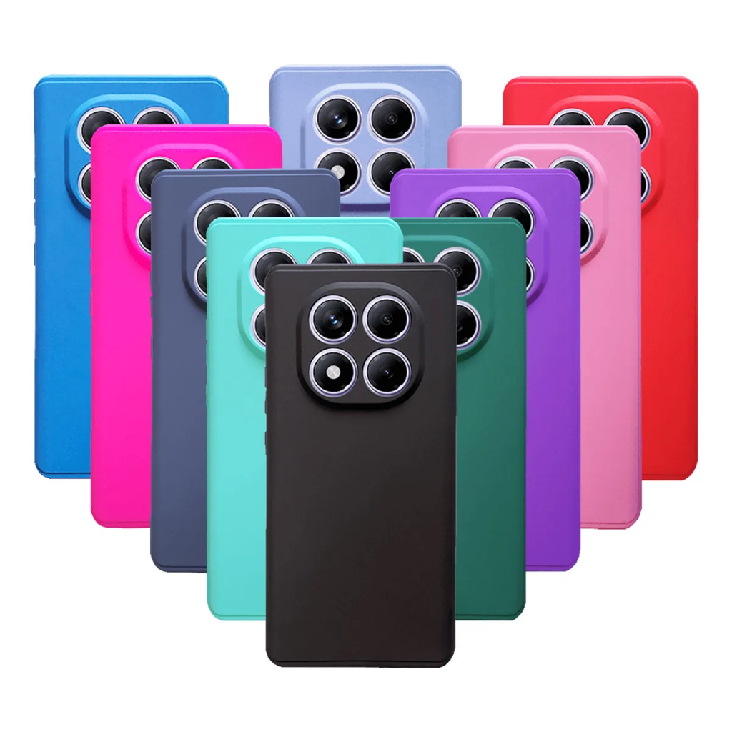 Capa Capinha Anti Impacto Aveludada + Película 3D Para Xiaomi Poco X7