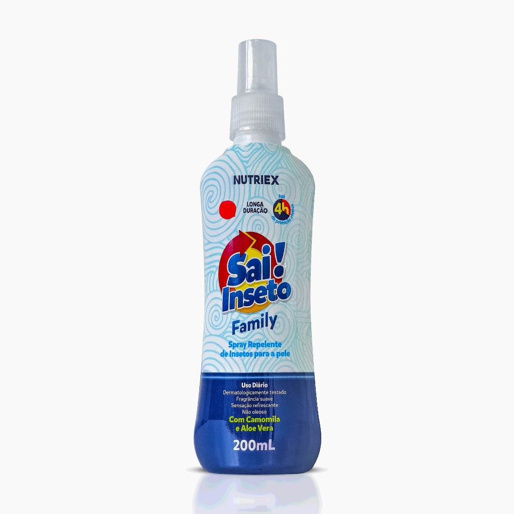 Repelente de Insetos Spray Sai Inseto Family 4 Horas 100ml Nutriex - Beauty
