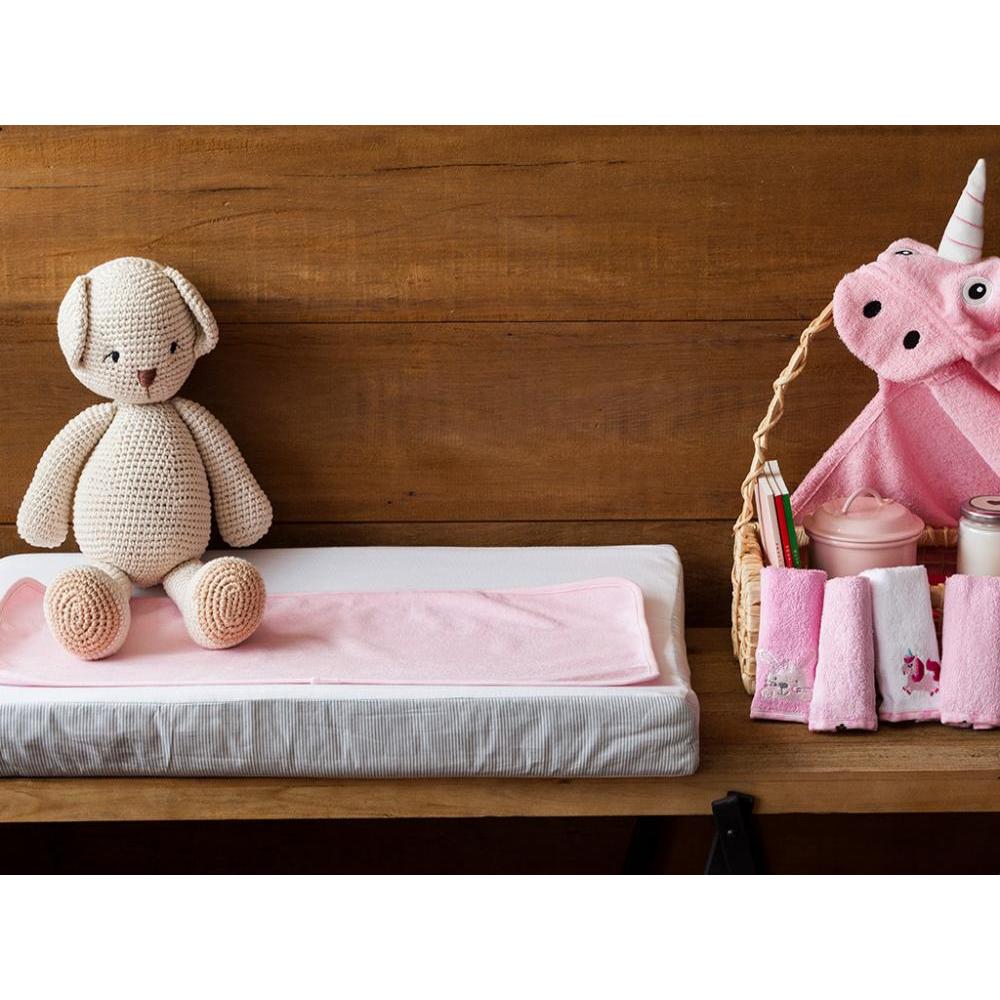 Kit 3 Forros Trocador Bebê Impermeável Portátil 61cm x 30,5cm Macio Camesa