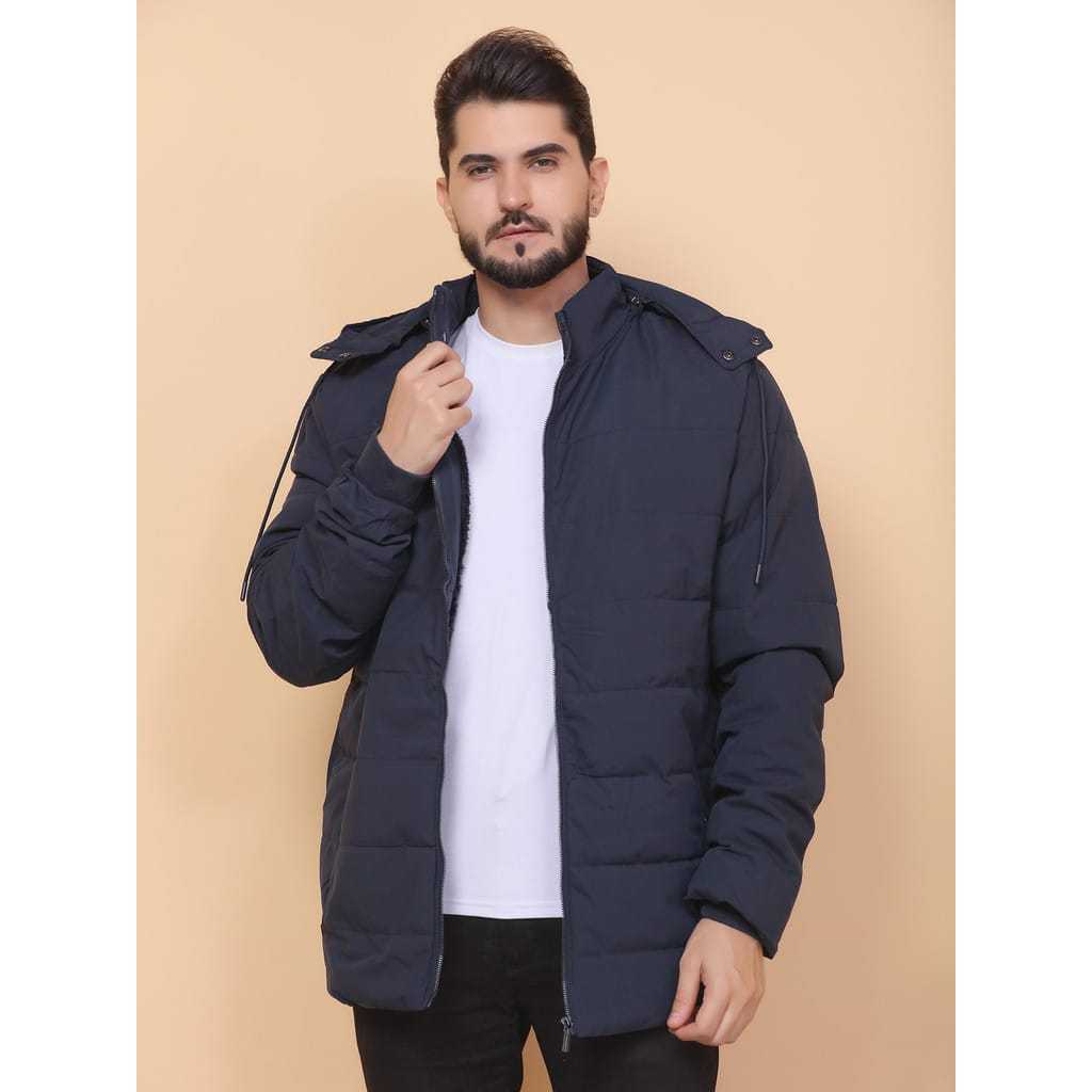 Jaqueta Bobojaco Azul Marinho Corta-Vento Forrado out/inv 2025 Premium Importado