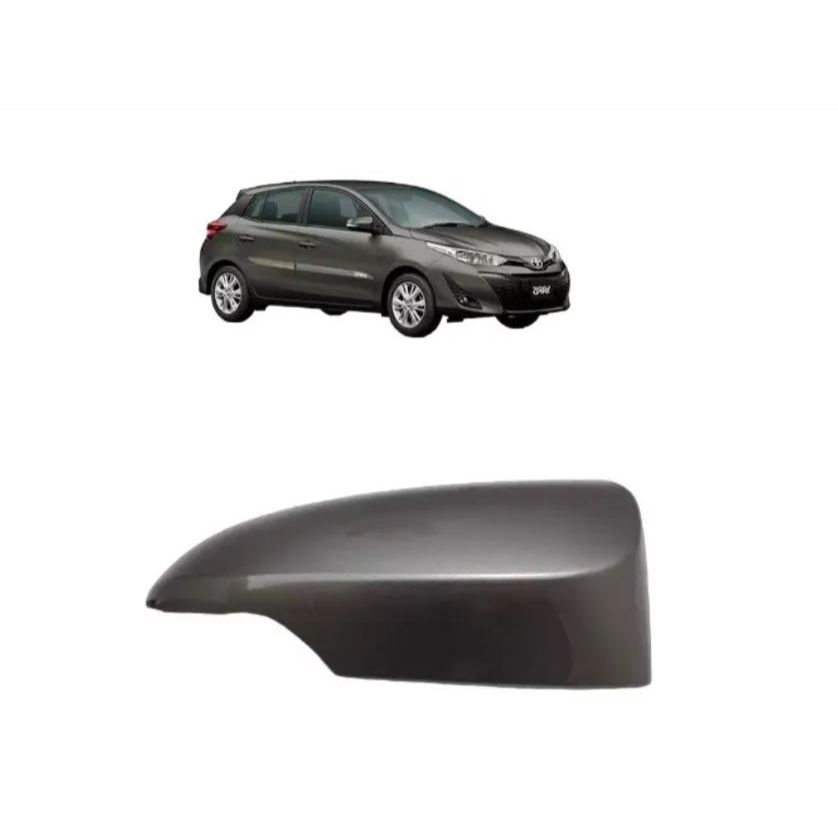 Capa Retrovisor Yaris P/ Pisca Original Cinza Cosmopolitan Lado Direito