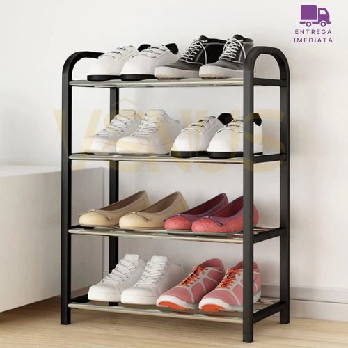 Sapateira Organizadora 4 Andares Compacta Resistente e Ideal para Seu Lar em Oferta na Shopee