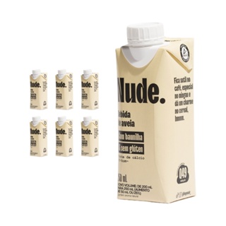 Nude To-Go Baunilha Bebida de Aveia 250ml - Pack 6x em Oferta na Shopee