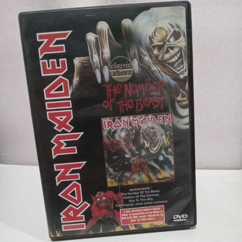 DVD IRON MAIDEN -THE NUMBER OF THE BEAST TIRAGEM AX-3500