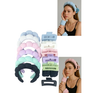 Trio SkinCare Tiara Nuvem + Punho + Presilha Prendedor em Oferta na Shopee