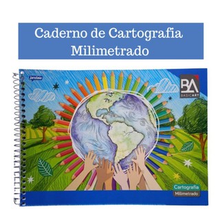 Cadernos Desenho Cartografia Jandaia- Capa Dura E Capa Flexível