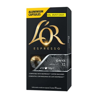 Cápsulas Café L'OR Onyx 10 Un em Oferta na Shopee
