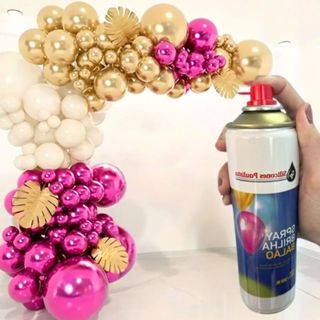 Brilho Balão Spray Bexiga Festa Buffet Festa 300ML Decoração Realça Cor do Balão brilha eventos em Oferta na Shopee