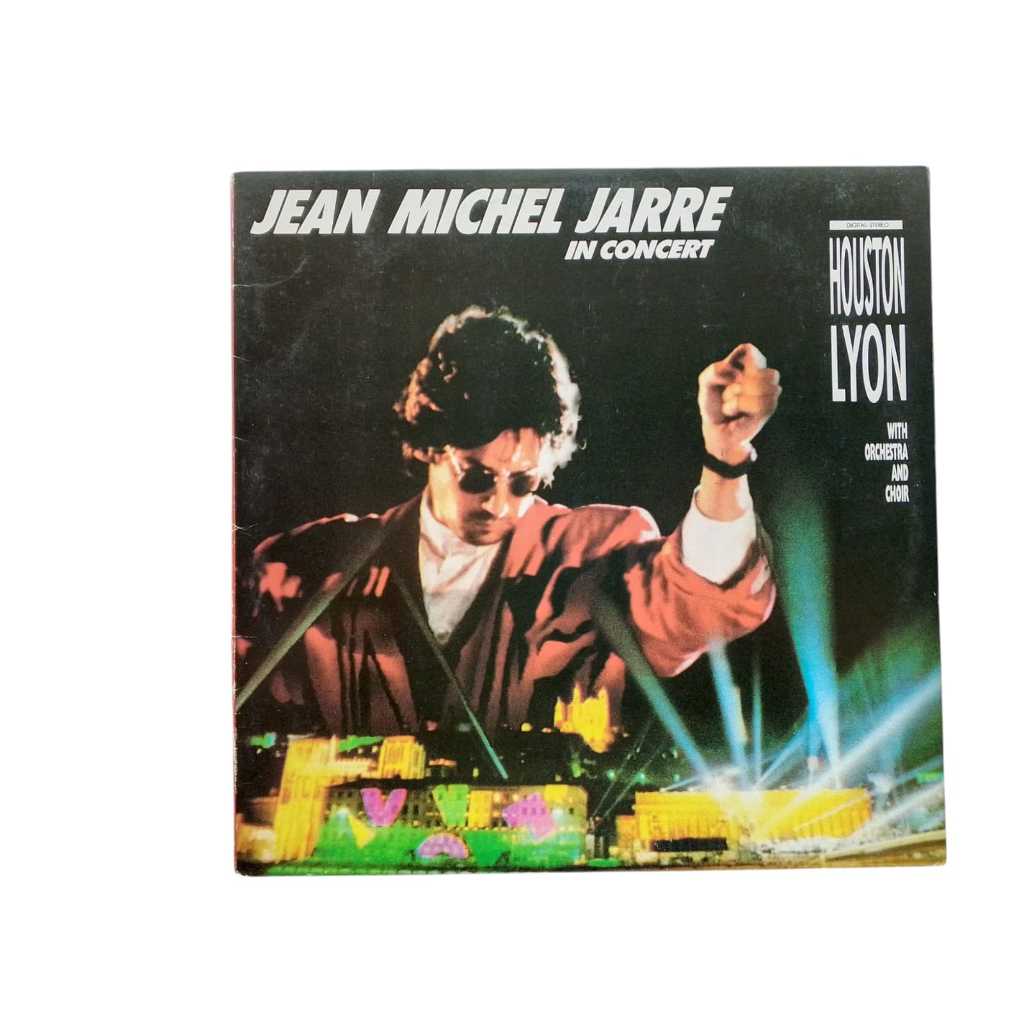 Lp Disco Vinil Jean Michel Jarre in Concert Houston Lyon With Orchestra and Choir Usado Conservado