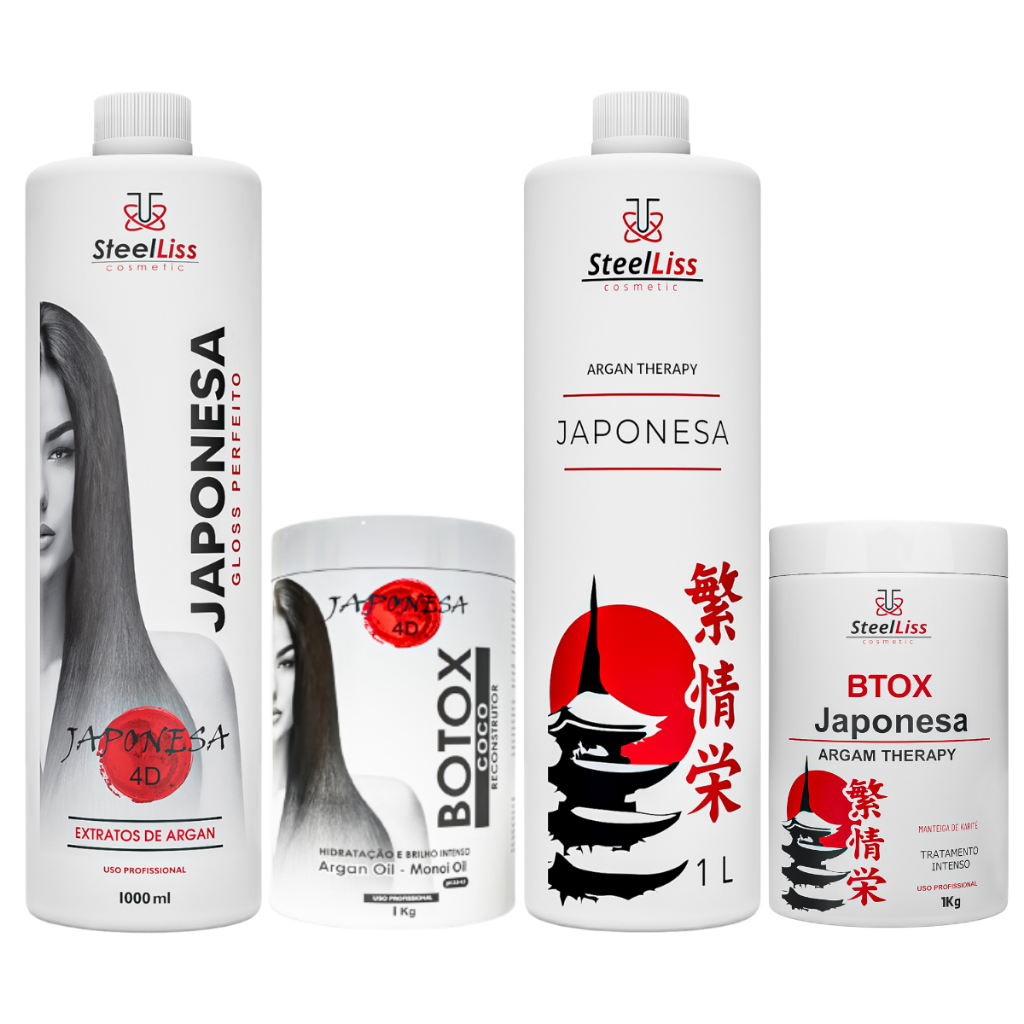Progressiva Japa 4D + Btox Japa 4D + Progressiva Japa Redutor + Btox Japa Redutor