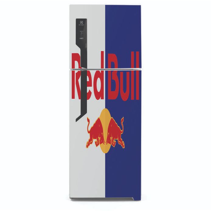 Adesivo Decorativo Para Geladeira Red Bull