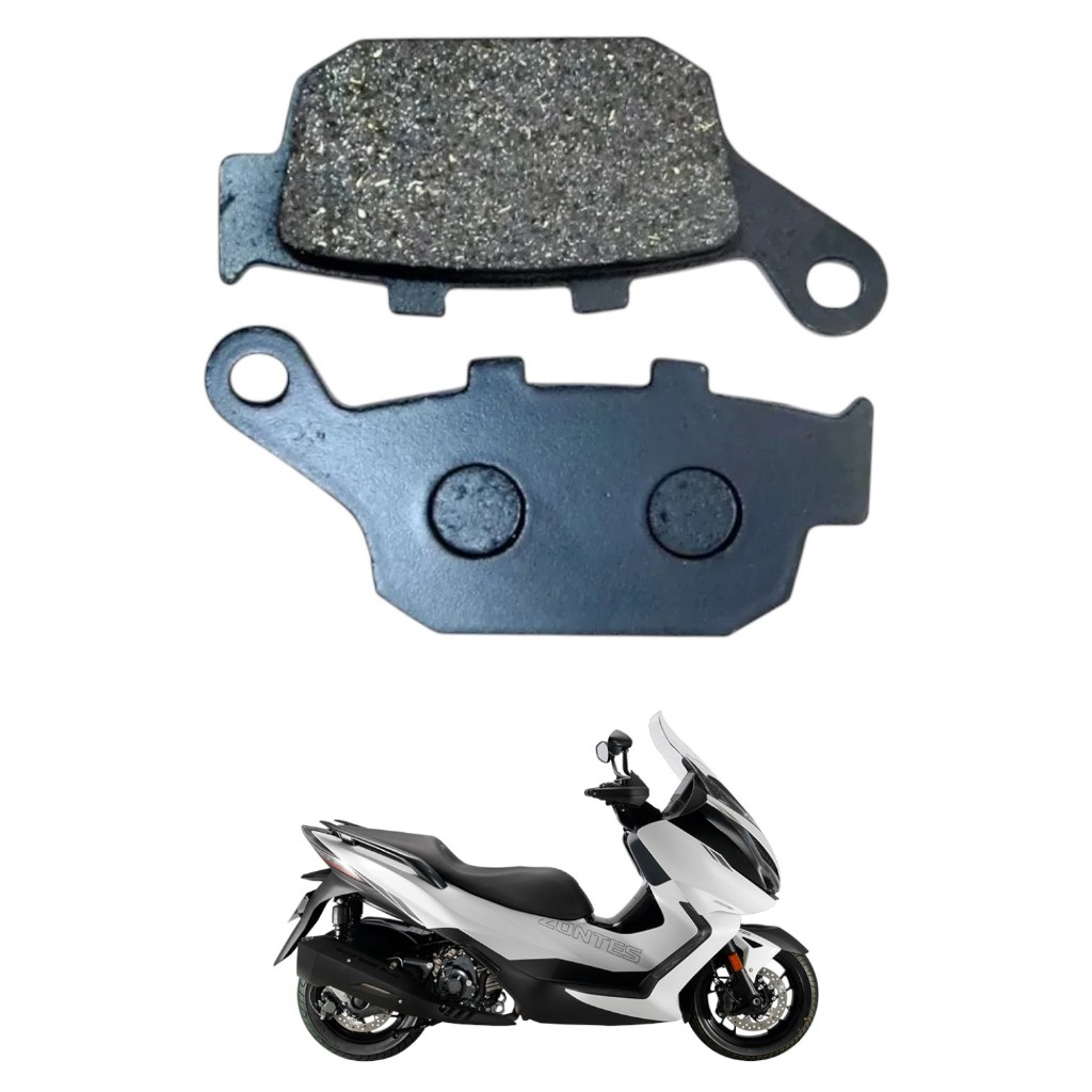 Pastilha Freio Traseiro Zontes Scooter E350 2024...