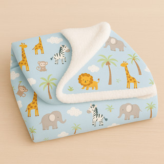 Coberdrom Bebê Dupla Face Macio Manta Soft E Sherpa - Rose BEBE