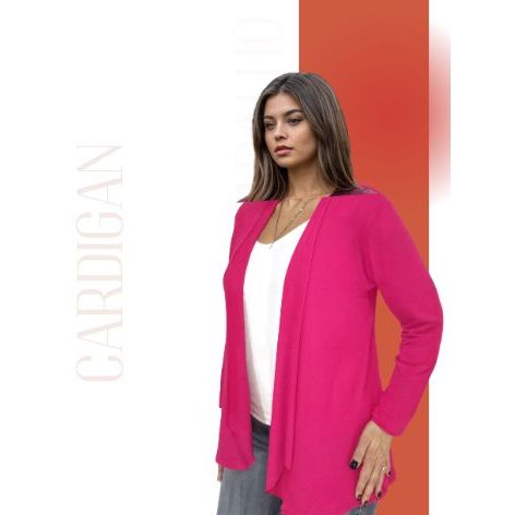 Cardigã Lanzinha Casaquinho Cardigan   Kimono Casaco Feminino Curto Meia Estação