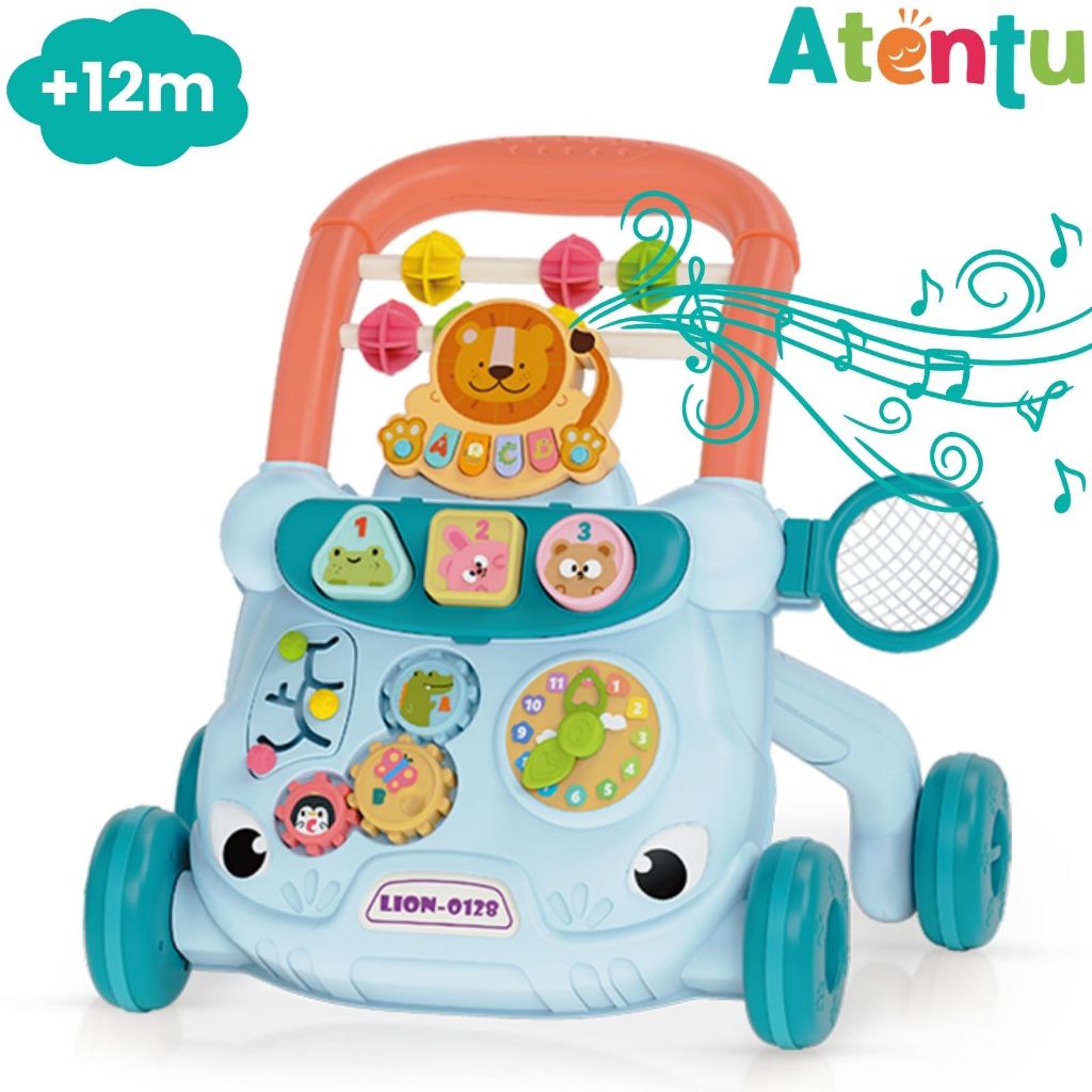 Andador de Bebê Educativo Musical Atividades Infantil Didático em Oferta na Shopee
