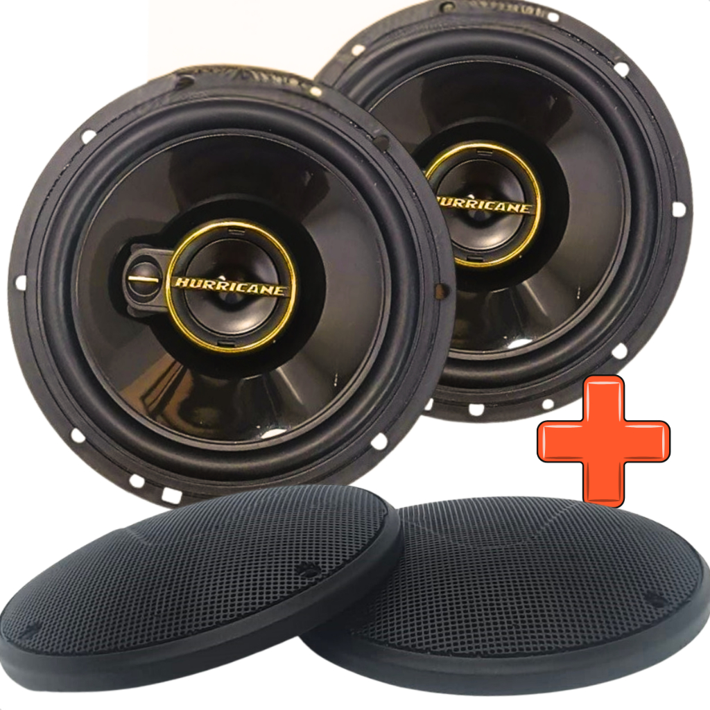Auto Falante Hurricane 6 Polegadas Automotivo Triaxial Aurum 120 Watts RMS o Par