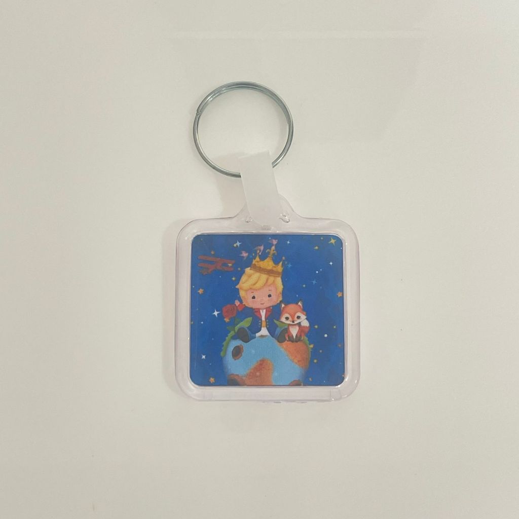 Chaveiros 3x3 O Pequeno Príncipe - Lembrancinhas Personalizadas - Papelaria Personalizada - Aniversário