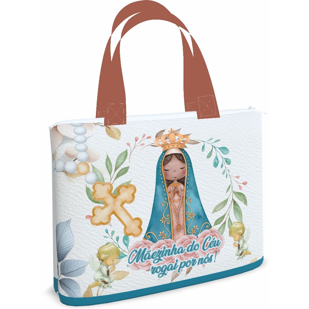 Bolsa Sacola Pasta Ecobag 45x35_Nossa Senhora Aparecida md20 em Oferta na Shopee