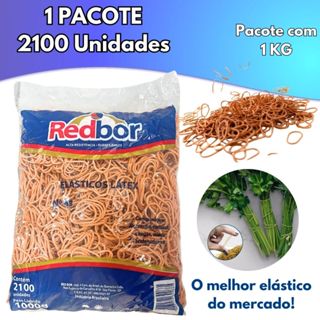 1kg Elástico Japonês Nº 08 2100Un  Borrachinha P/ Amarrar Verduras Organizar Dinheiro Gominha Atilho em Oferta na Shopee