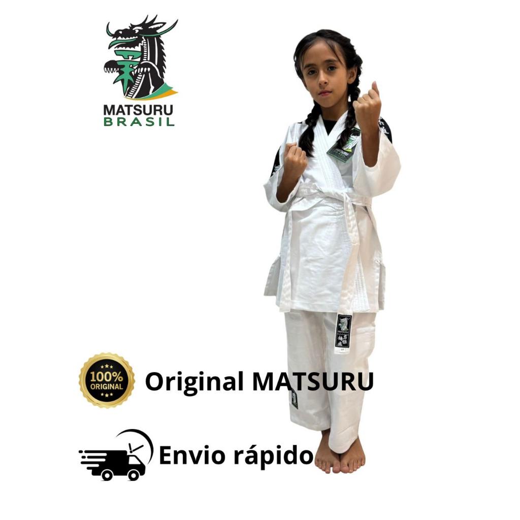 Kimono start Infantil Jiu-Jitsu / Judô Original Matsuru –Uniforme Artes Marciais com Faixa de brinde em Oferta na Shopee