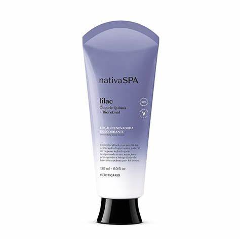 Loção Revitalizante Desodorante Corporal Nativa SPA Lilac 180ml | Floral, Suave e Confortante – O Boticário