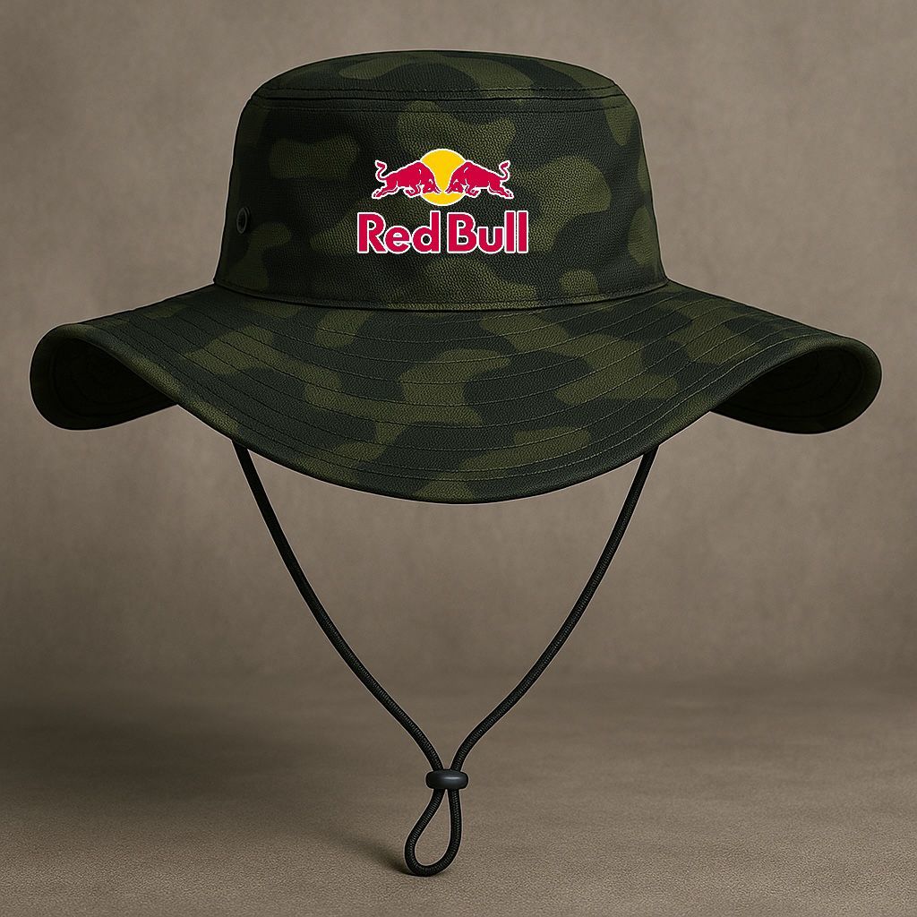 Chapéu Bucket Australiano hat Trilha Bone Chapéu boonie hat caçador Red Bull Bucket chapeu Adulto red bull Chapeu