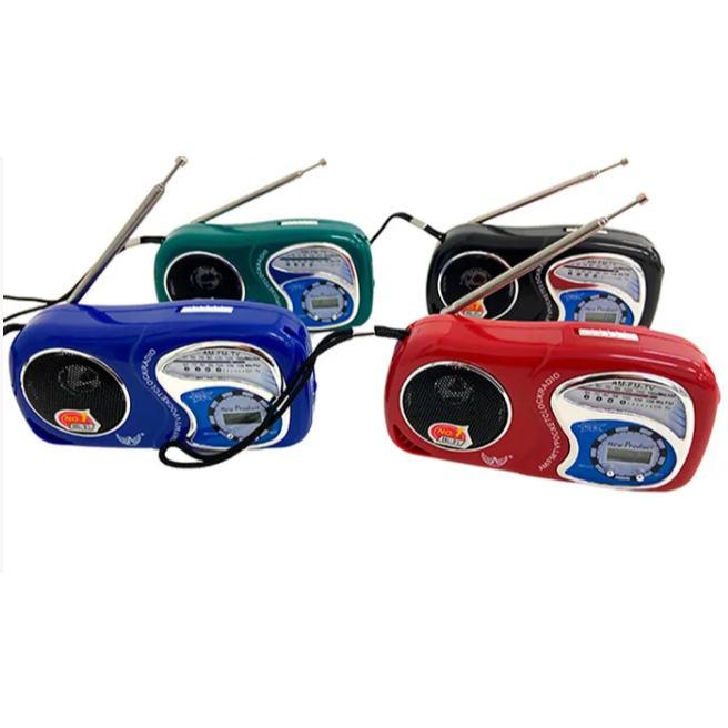 Rádio Portátil AM / FM com Relógio Digital - KAPBUM KA-2019