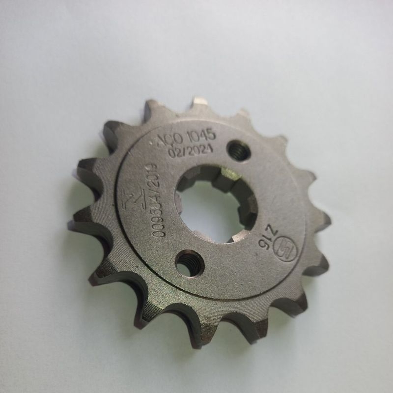 pinhão 15 dentes titan160 fan160 start160 aço 1045