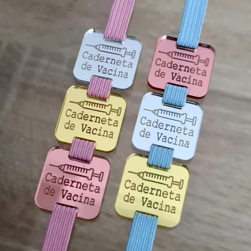 Passantes CADERNETA DE VACINA - Finalizadores - Mini tags